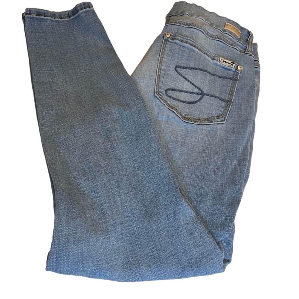 Seven7 ultra high rise skinny jeans women’s Size 14 affection wash